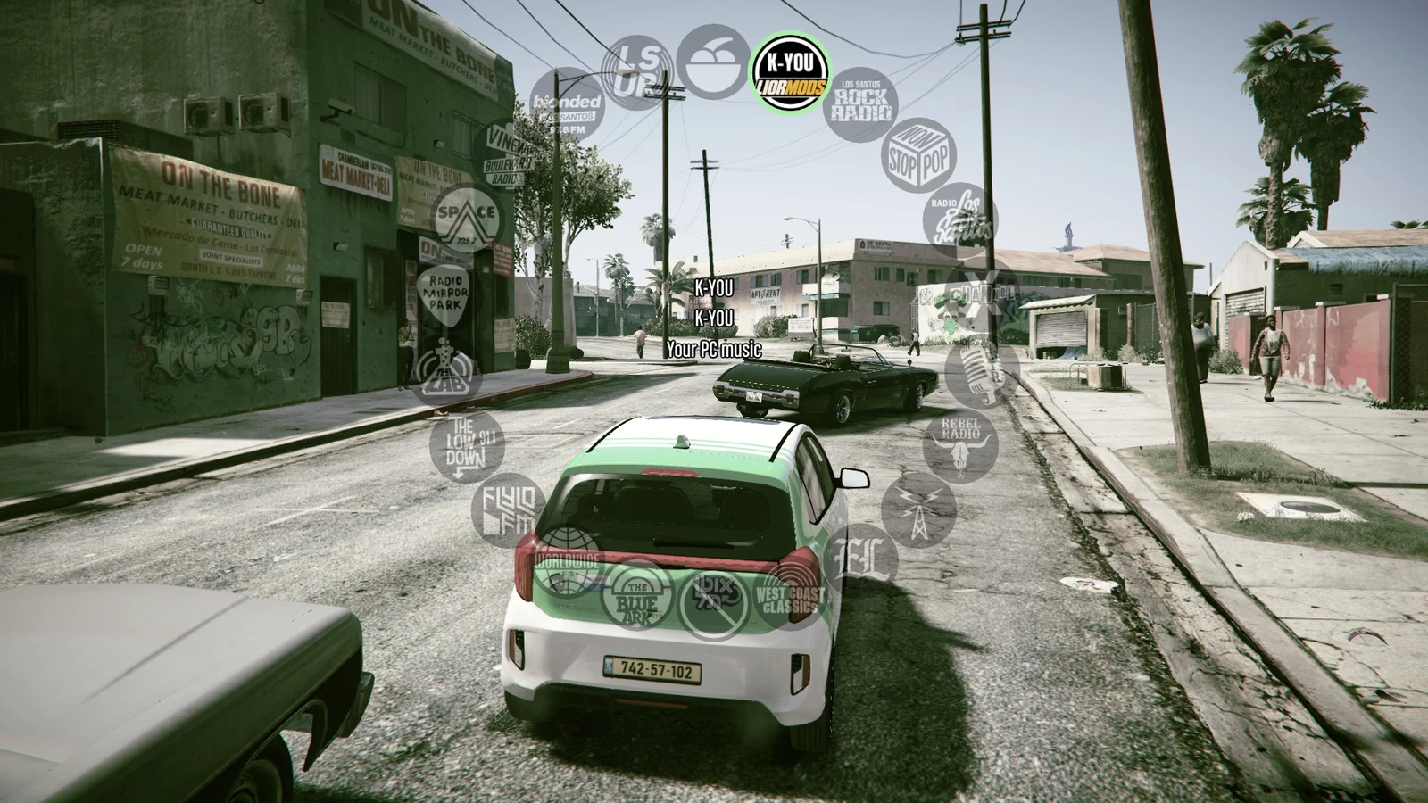 K-YOU on the GTA V radio wheel, with its own logo